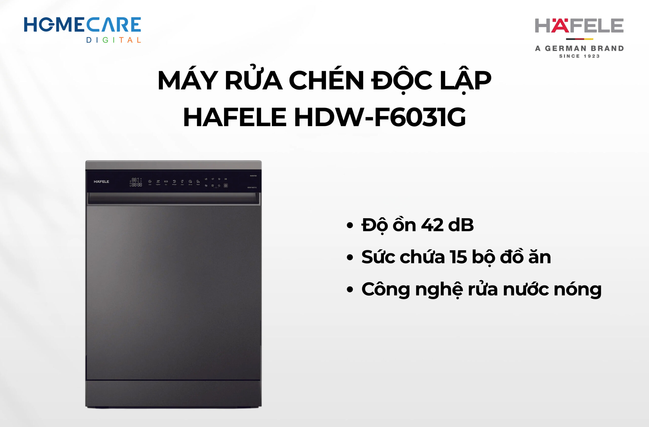 Máy rửa chén độc lập Hafele HDW-F6031G