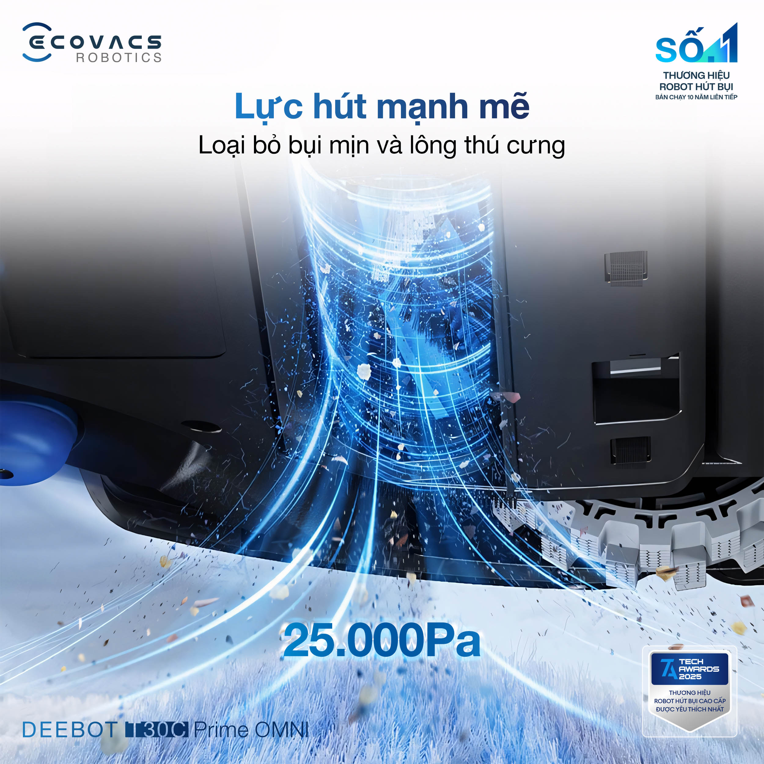 Ecovacs Deebot T30C Prime Omni