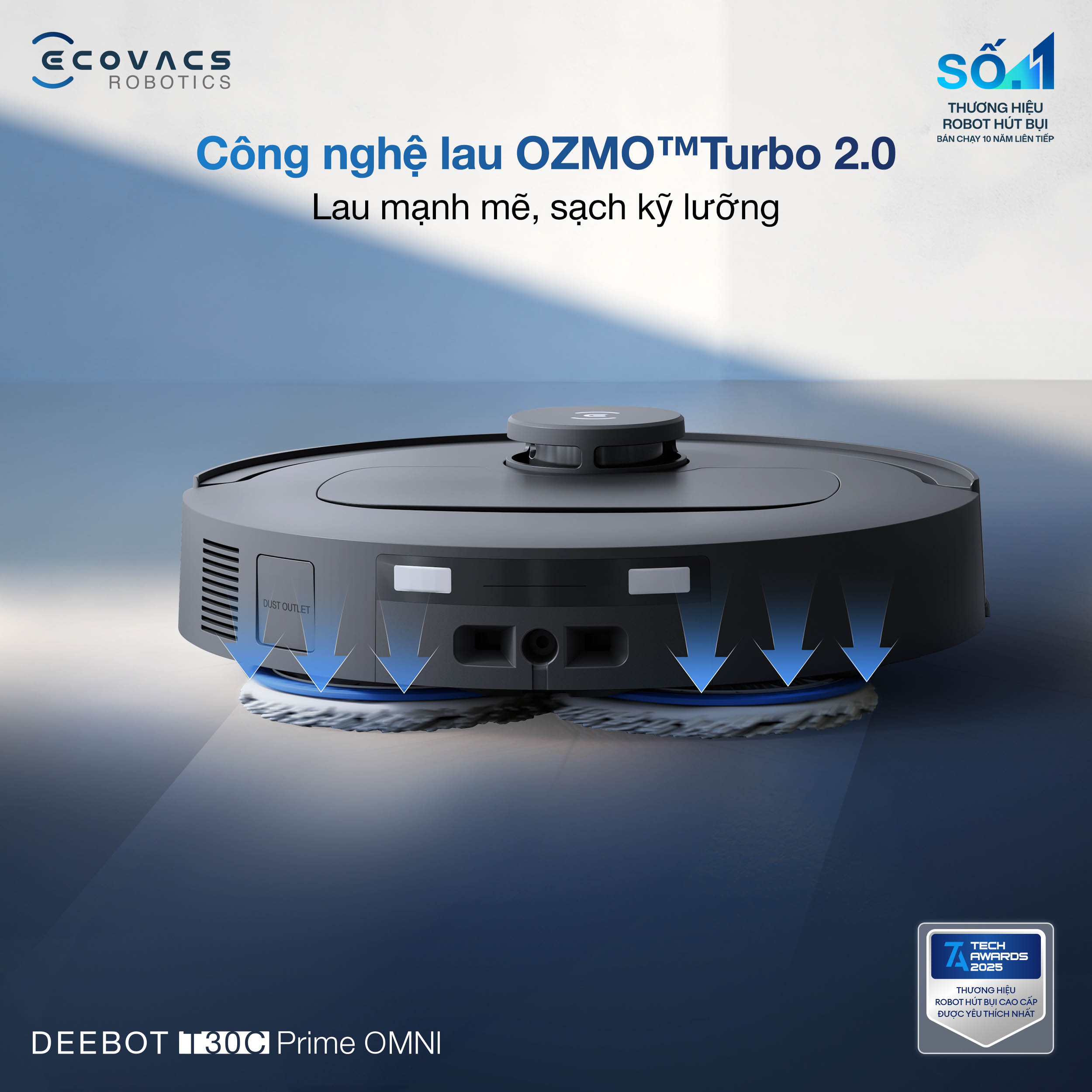Ecovacs Deebot T30C Prime Omni
