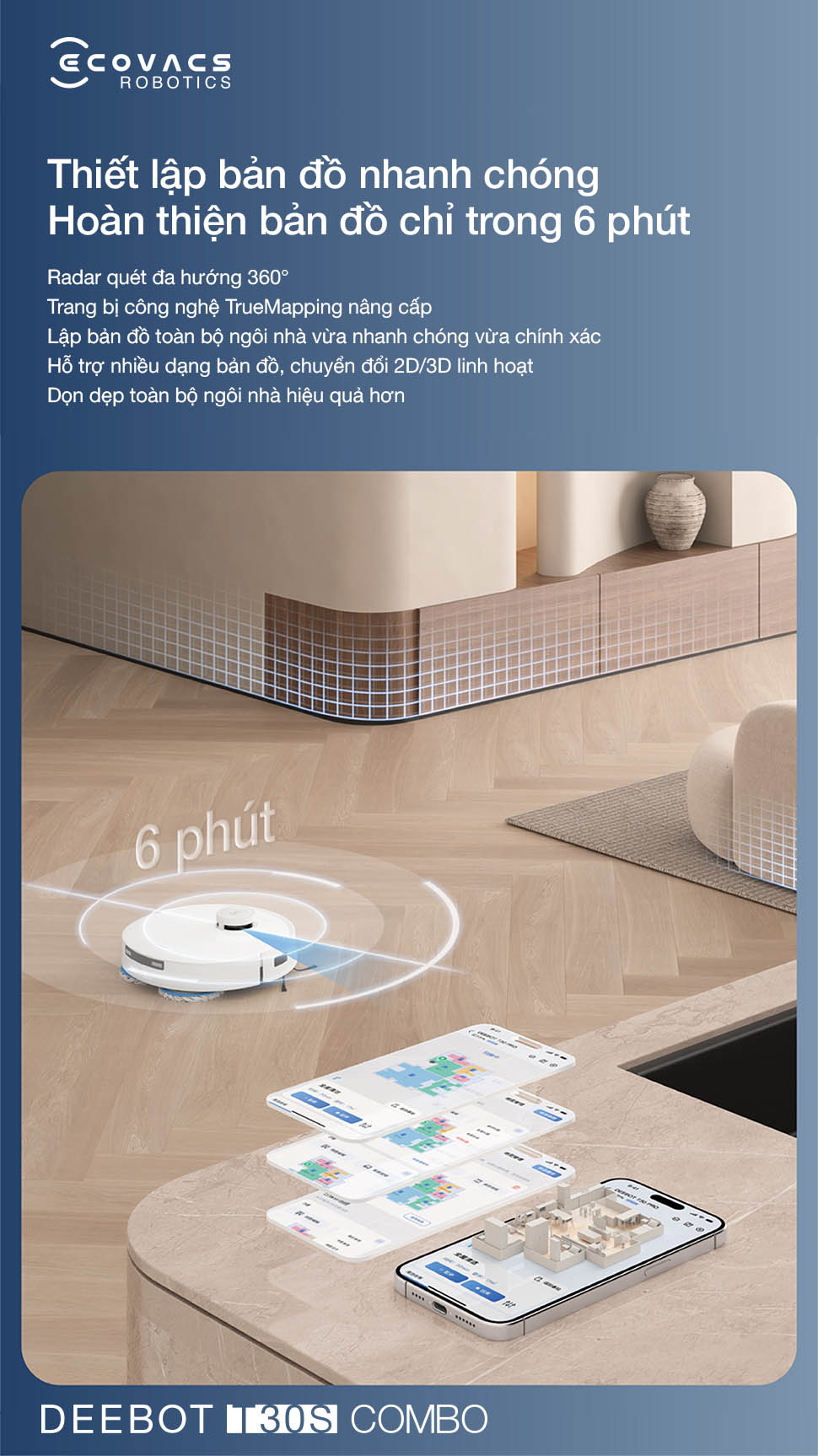 Ecovacs Deebot T30S Combo