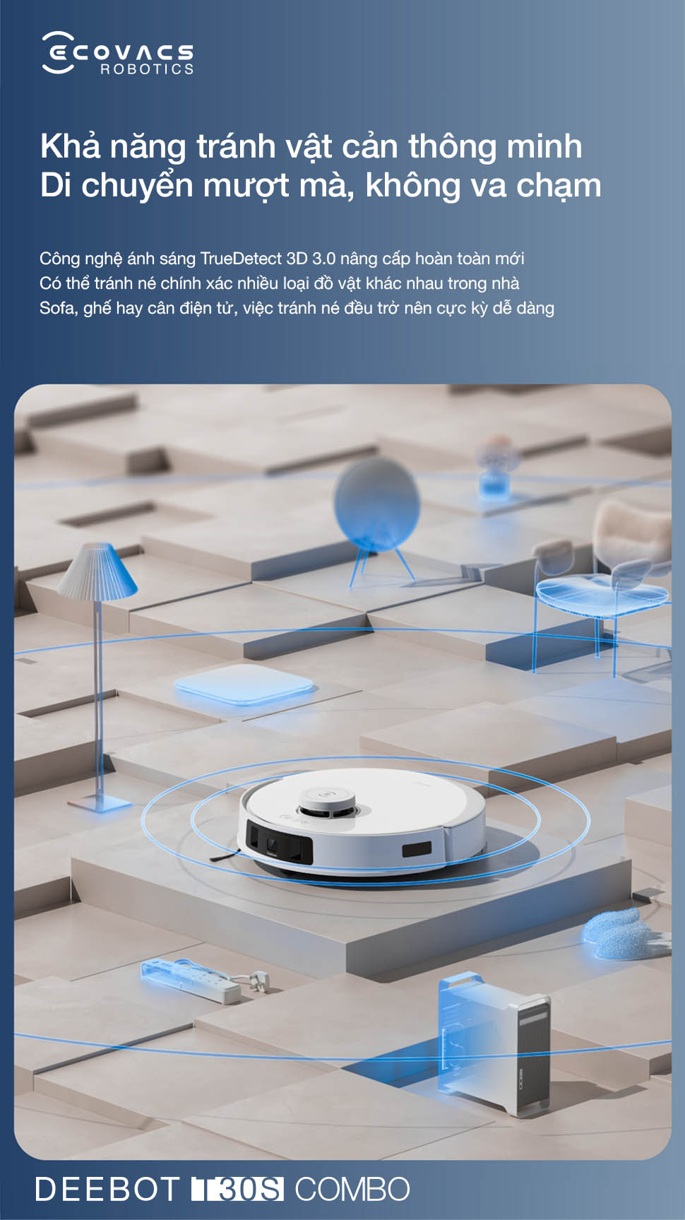 Ecovacs Deebot T30S Combo