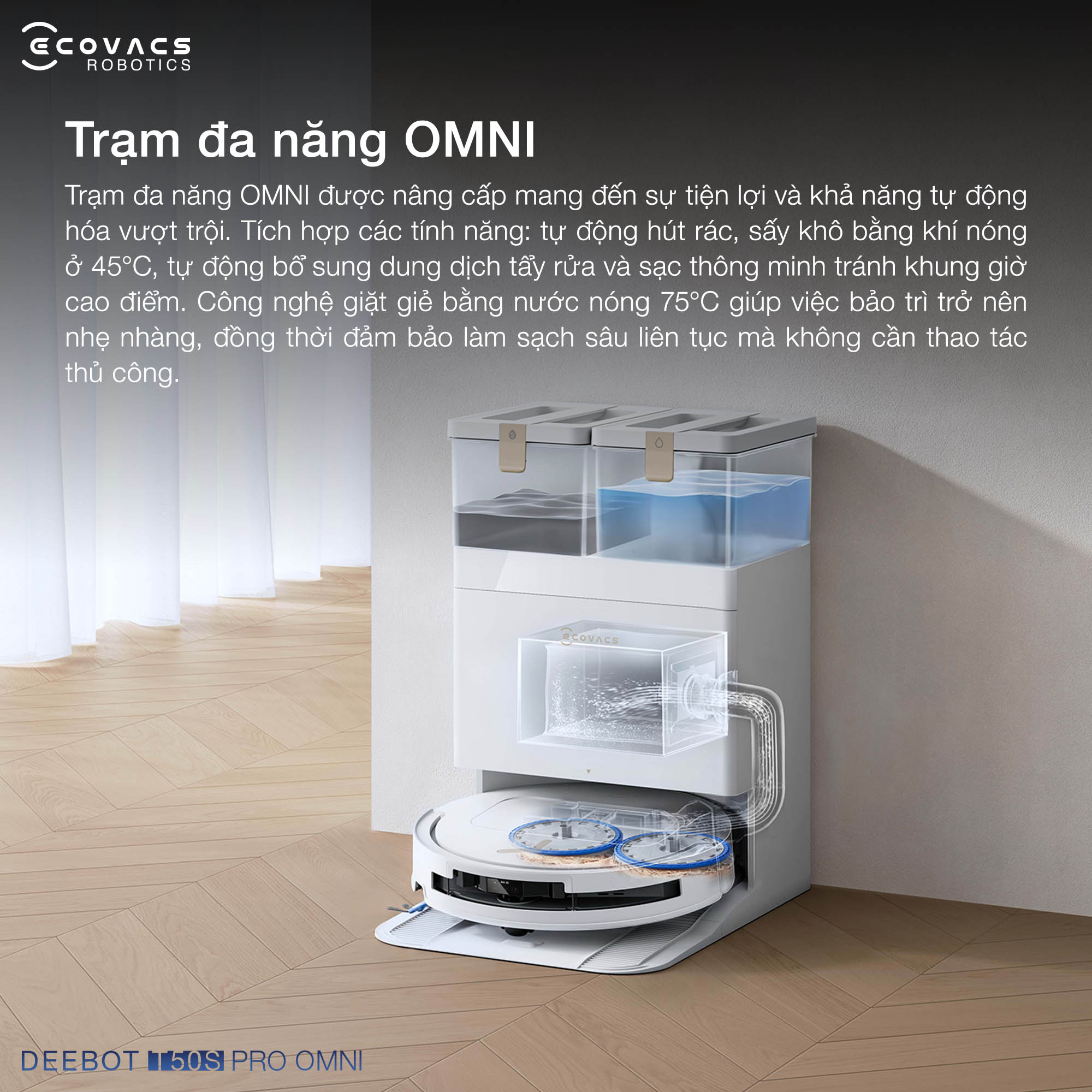 Ecovacs Deebot T50s Pro Omni