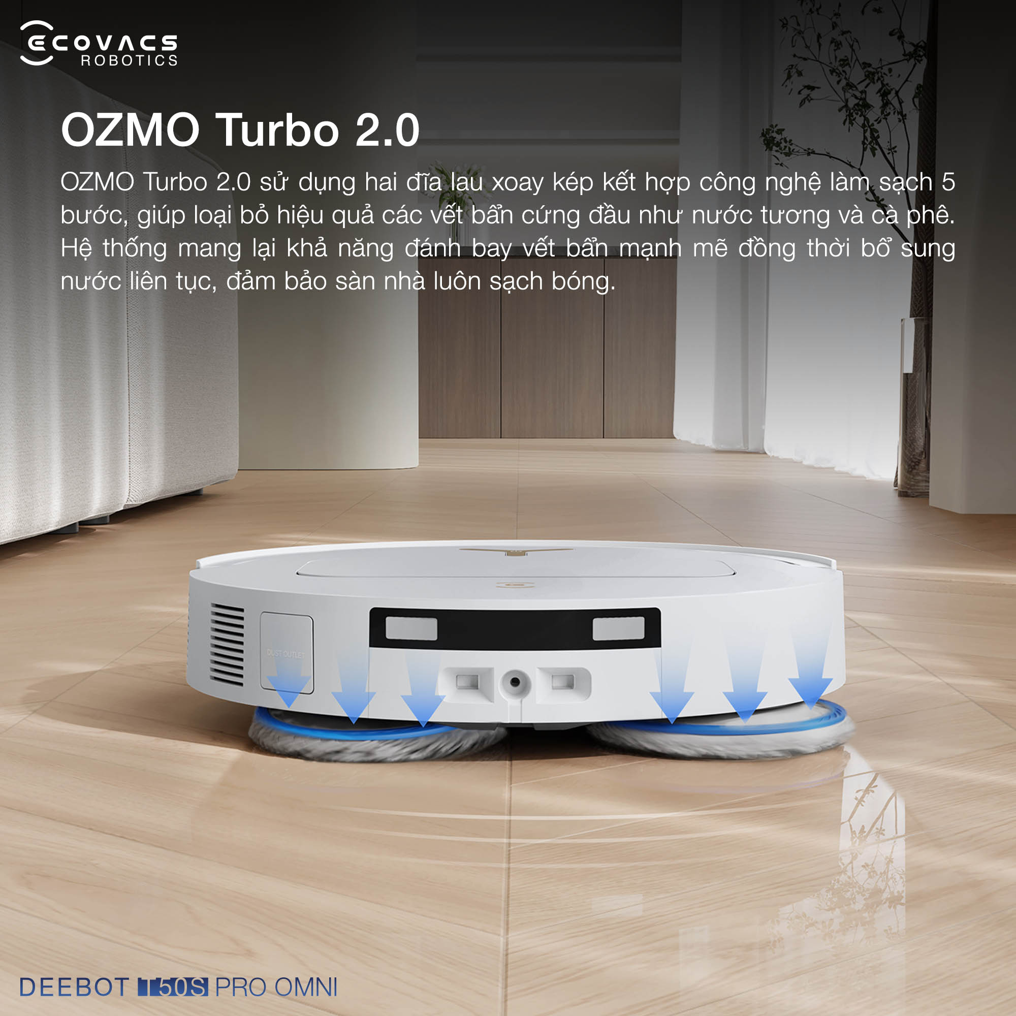 Ecovacs Deebot T50s Pro Omni