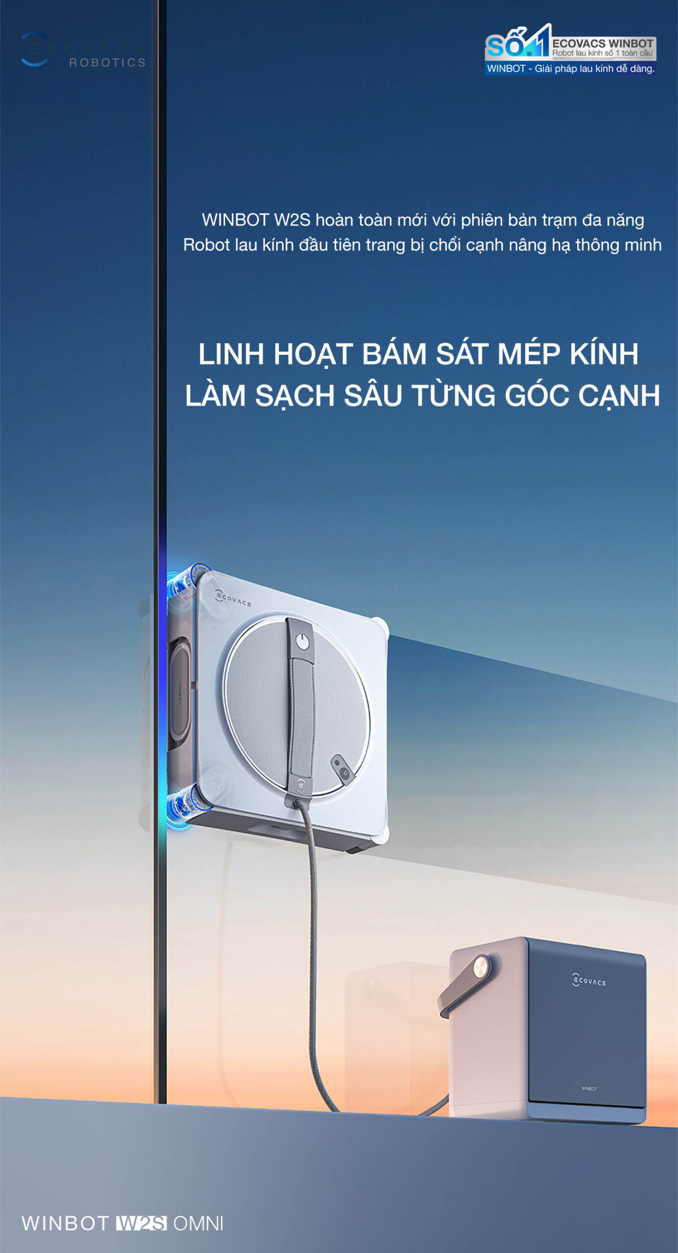 Ecovacs Winbot W2S Omni