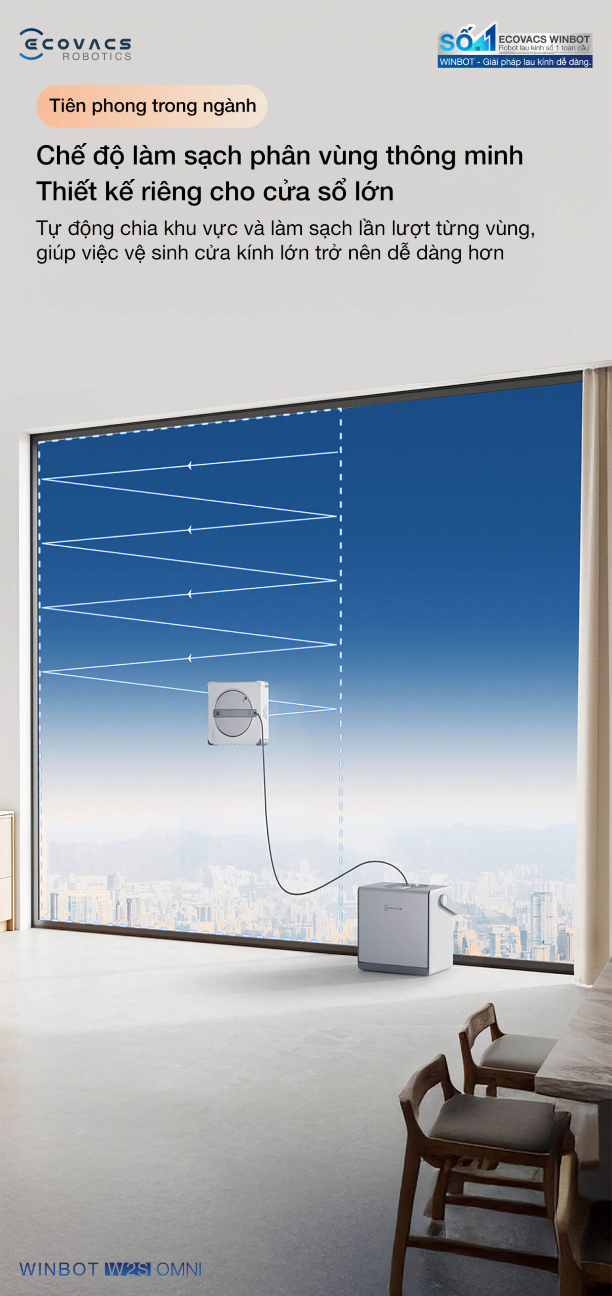 Ecovacs Winbot W2S Omni