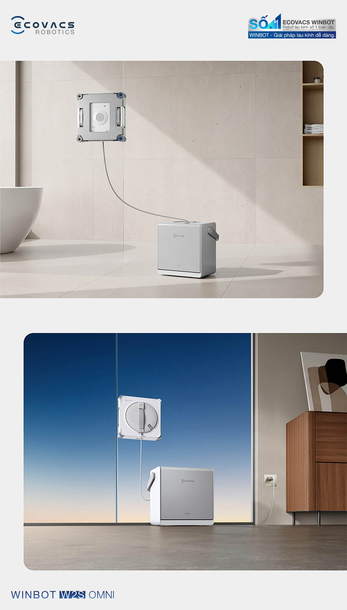 Ecovacs Winbot W2S Omni