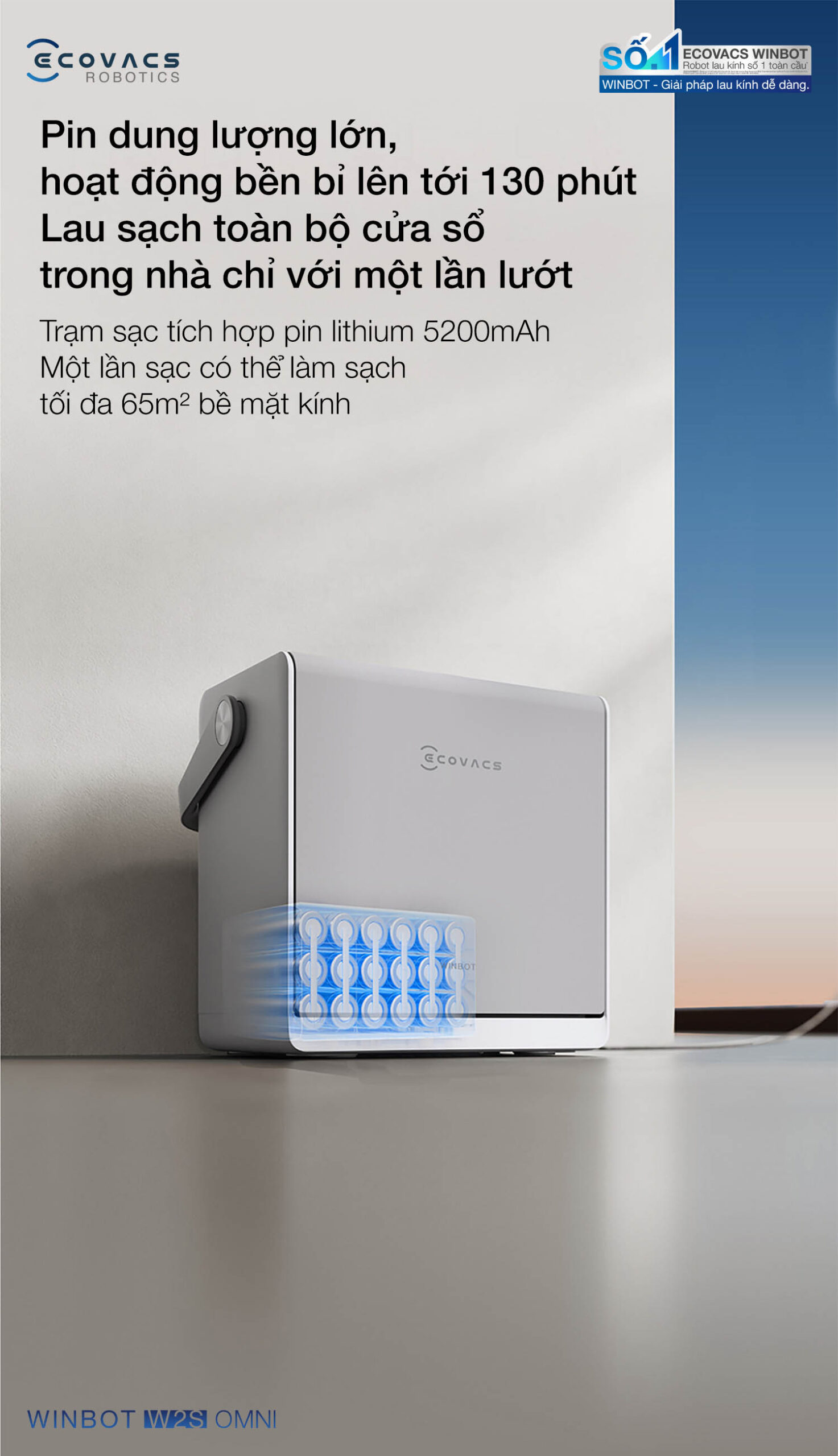 Ecovacs Winbot W2S Omni