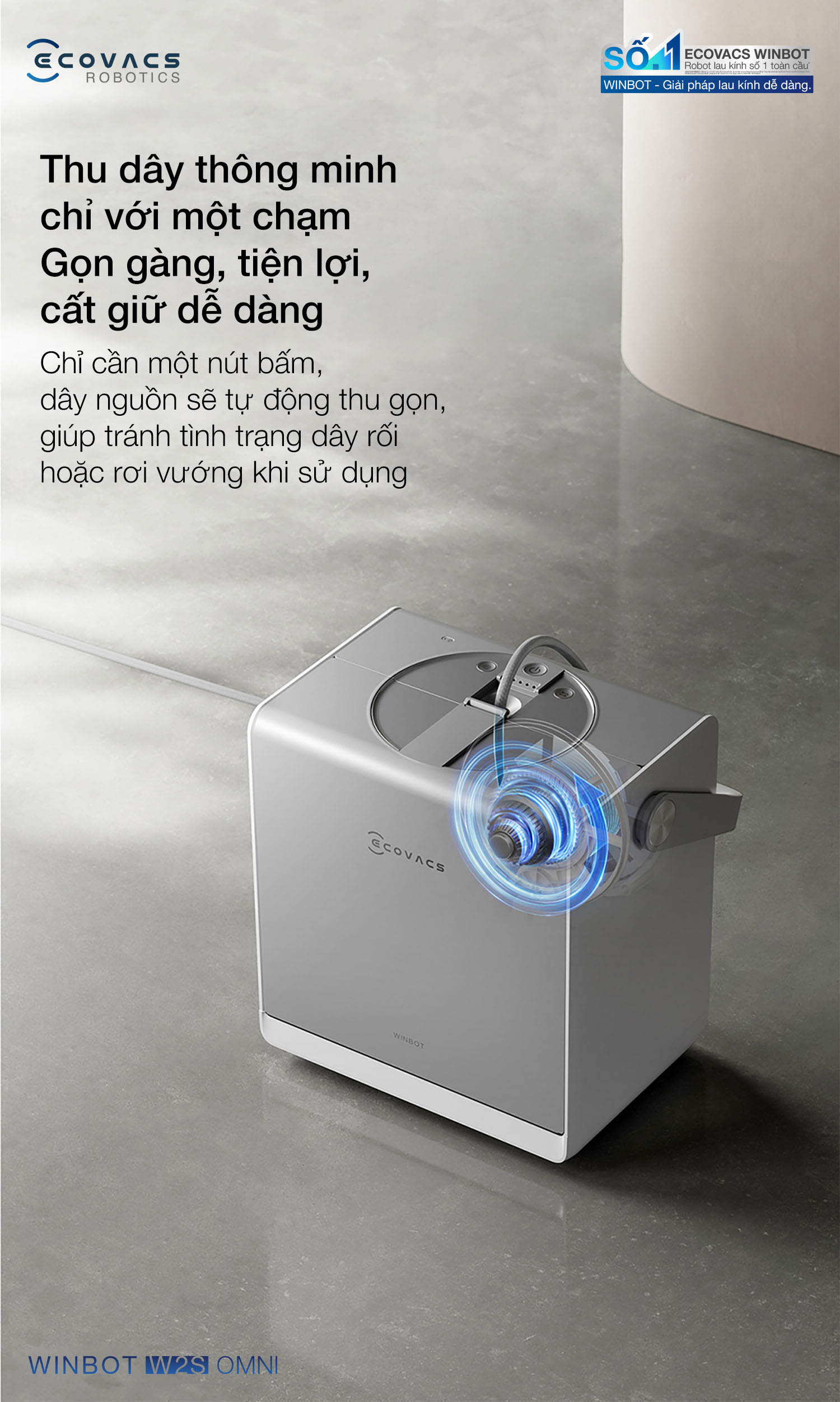 Ecovacs Winbot W2S Omni