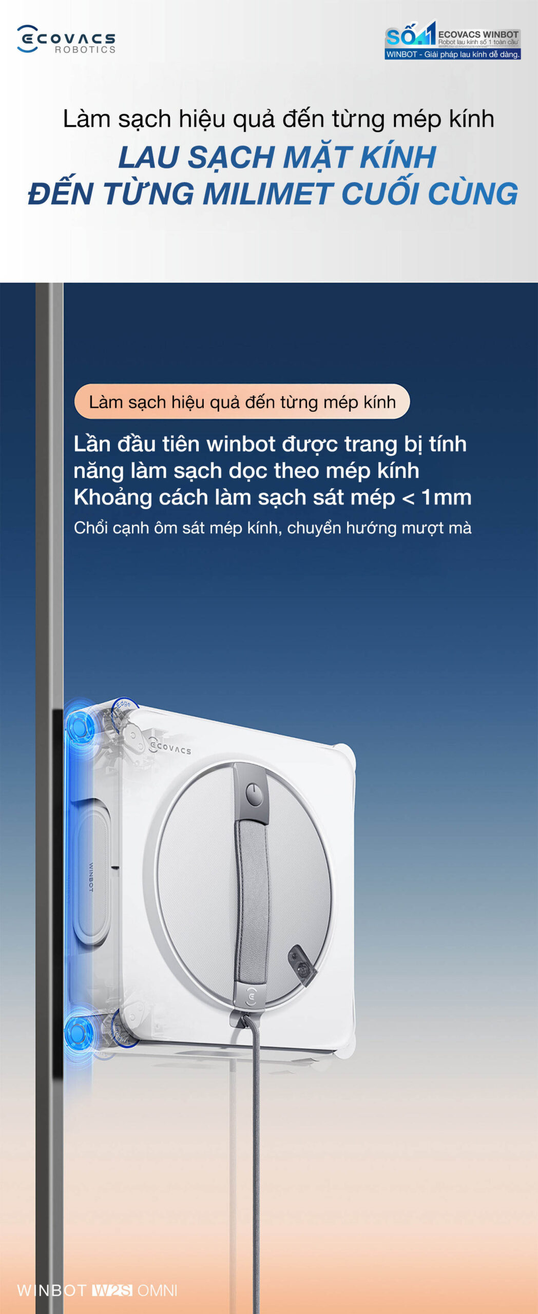 Ecovacs Winbot W2S Omni