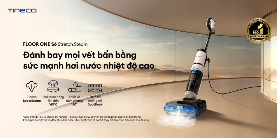 Tineco FLOOR ONE S6 Stretch Steam
