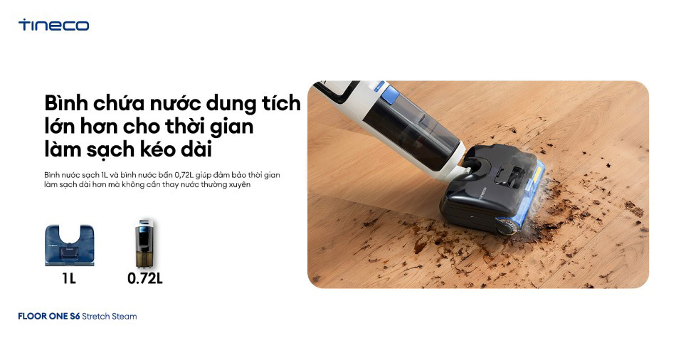 Tineco FLOOR ONE S6 Stretch Steam