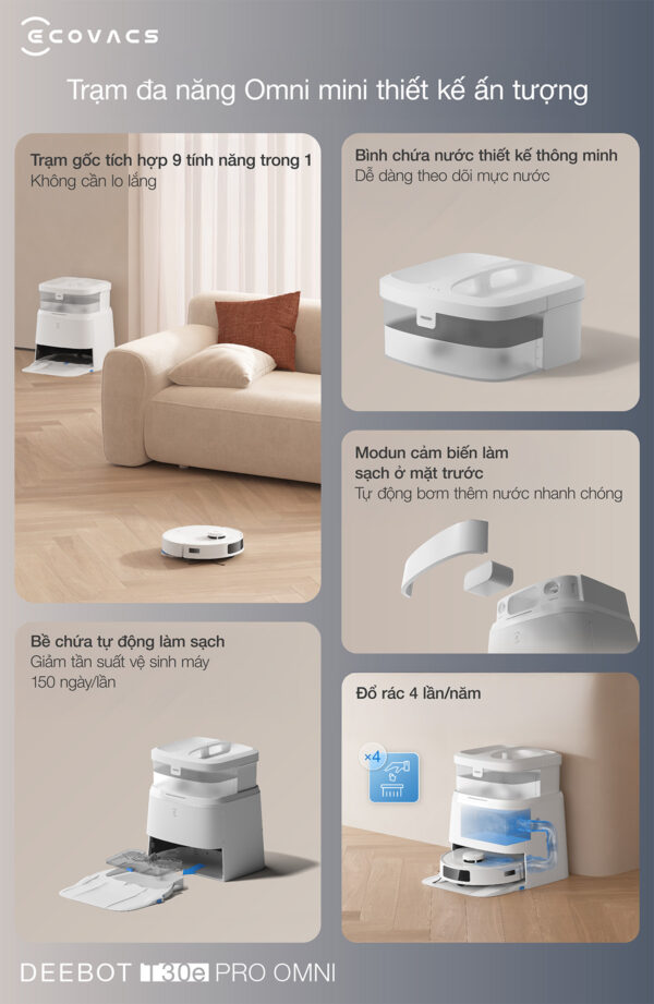 Deebot T30e Pro Omni