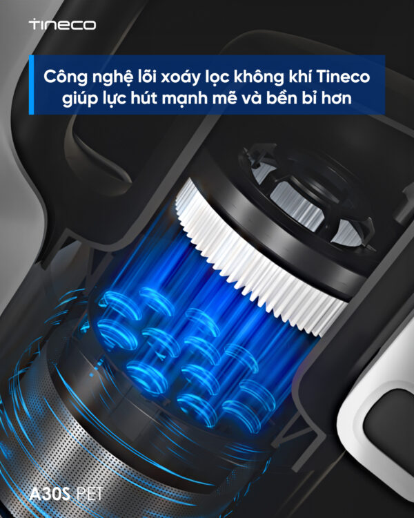Máy hút bụi cầm tay không dây Tineco A30S Pet