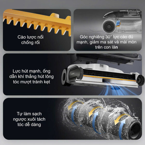 Máy hút bụi lau sàn khô và ướt Roborock F25 ACE