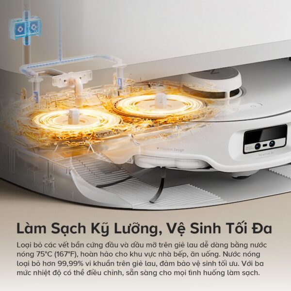 Robot hút bụi lau nhà Roborock Qrevo Curv