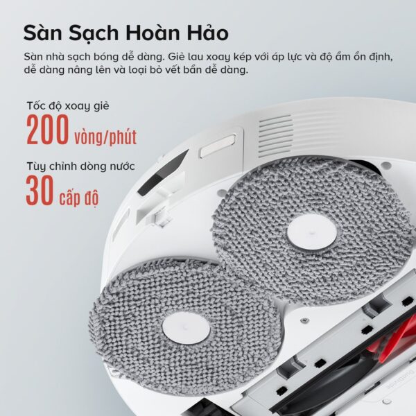 Robot hút bụi lau nhà Roborock Qrevo Curv