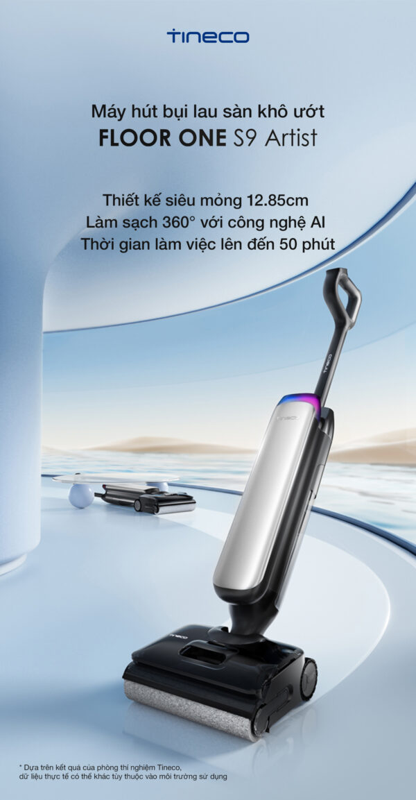 Máy lau sàn hút bụi Tineco Floor One S9 Artist