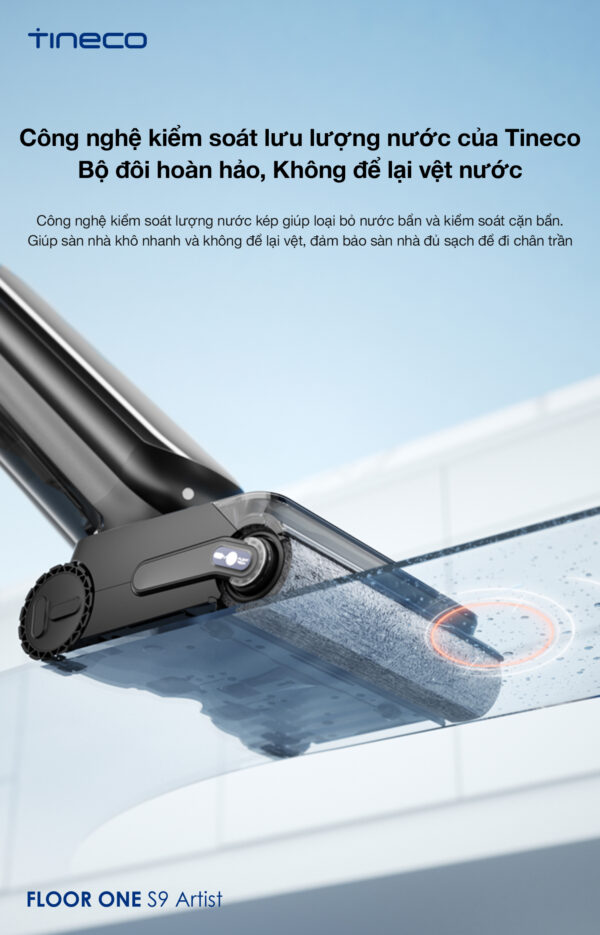 Máy lau sàn hút bụi Tineco Floor One S9 Artist