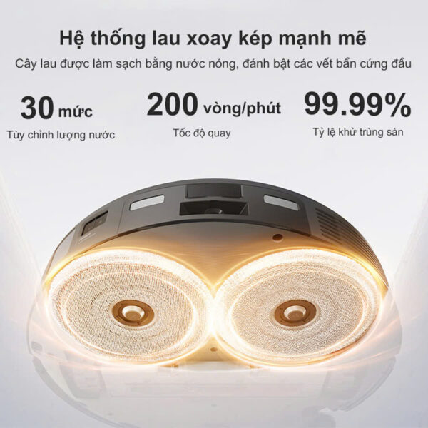 Robot hút bụi lau nhà Roborock Saros 10R