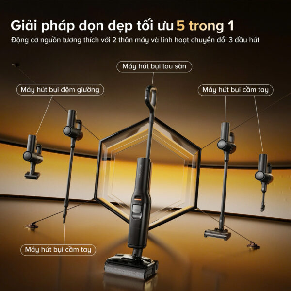 Máy hút bụi lau sàn khô và ướt Roborock F25 ACE Combo