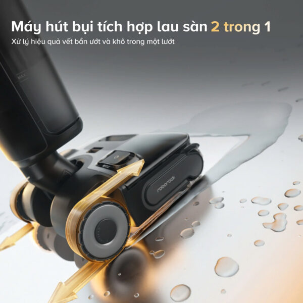 Máy hút bụi lau sàn khô và ướt Roborock F25 ACE Combo