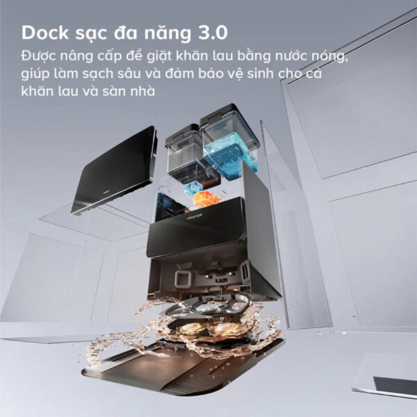 Robot hút bụi lau nhà Roborock Saros 10R
