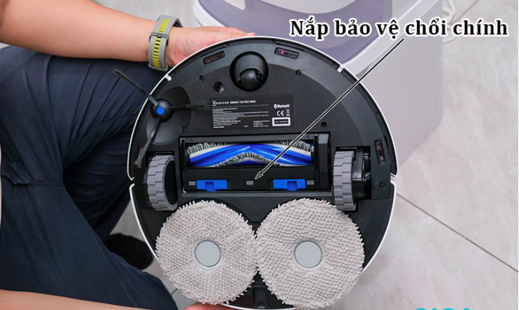 Nắp bảo vệ chổi chính Ecovacs DMB010020 cho Deebot T30 Pro Omni/ T30S Pro Omni/ T30S Combo