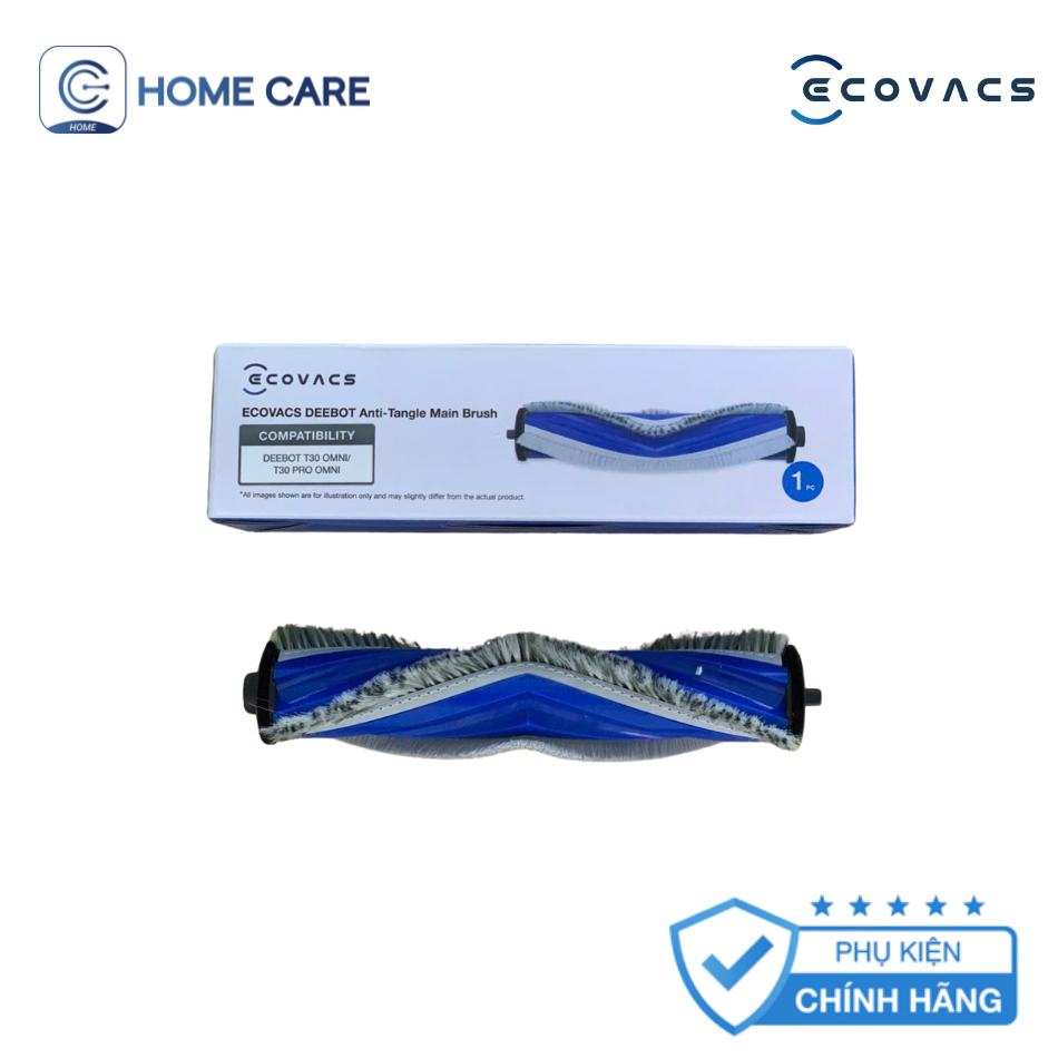 Chổi chính chống rối Ecovacs DMB010019 cho Deebot T30 Omni, T30 Pro Omni, T30 Mix, T30 Combo