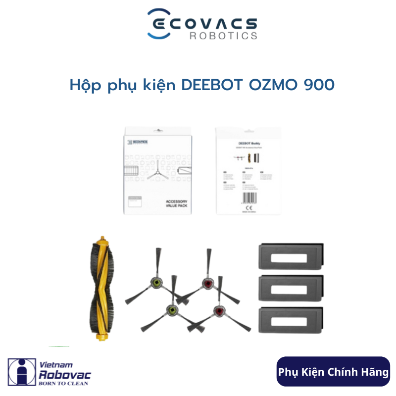 Hộp phụ kiện Ecovacs Deebot OZMO 900