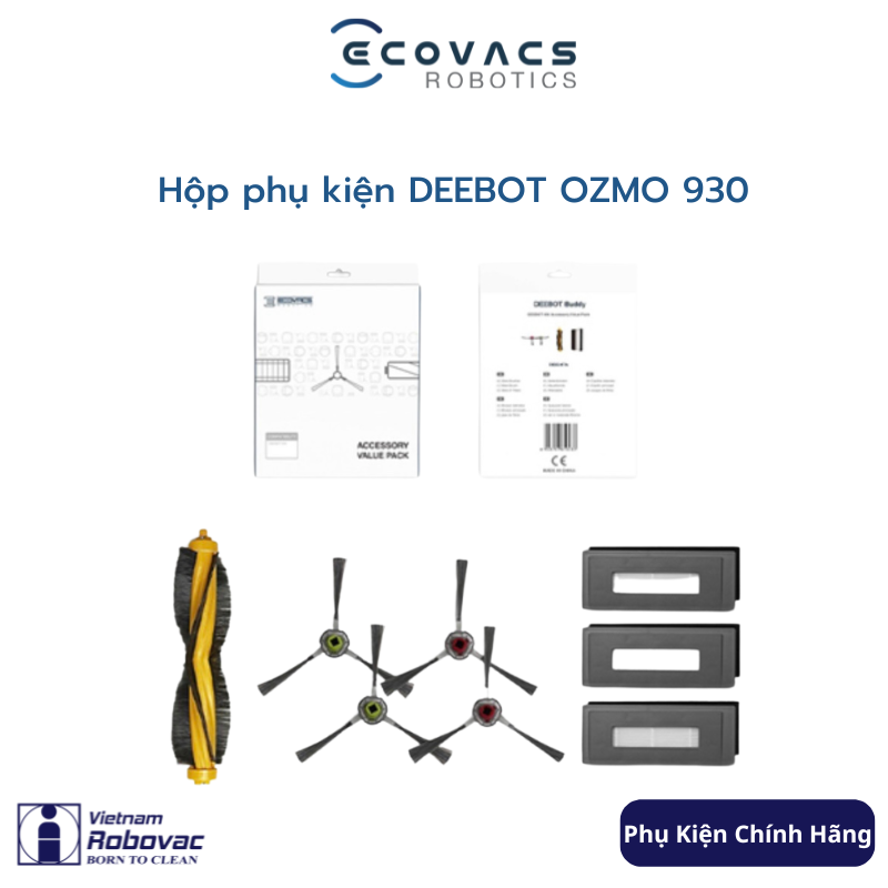 Hộp phụ kiện Ecovacs Deebot OZMO 930