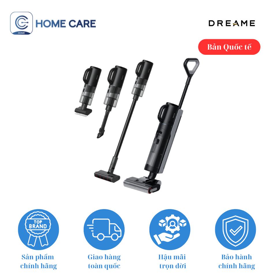 MÁY HÚT BỤI LAU SÀN KHÔ VÀ ƯỚT DREAME H12 DUAL