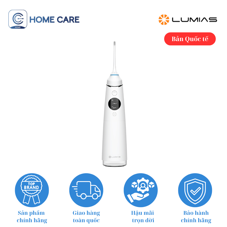 Máy tăm nước Lumias LWF-280W – 1400mAh, IPX7