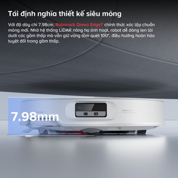 Robot hút bụi lau nhà Roborock Qrevo EdgeT