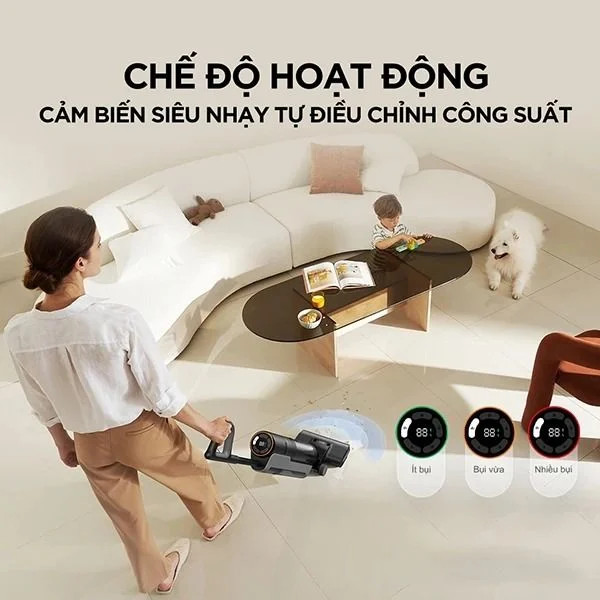 MÁY HÚT BỤI LAU SÀN KHÔ VÀ ƯỚT DREAME H12 PRO