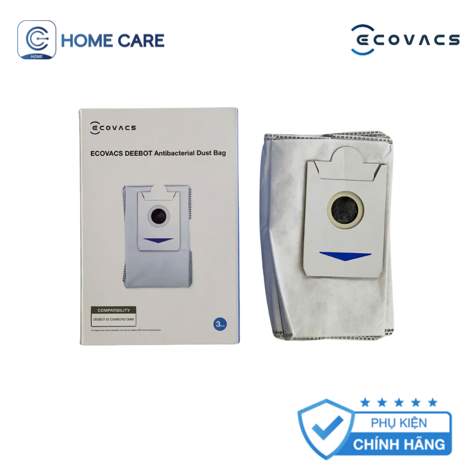 Túi đựng bụi kháng khuẩn Ecovacs cho Deebot X2 Omni