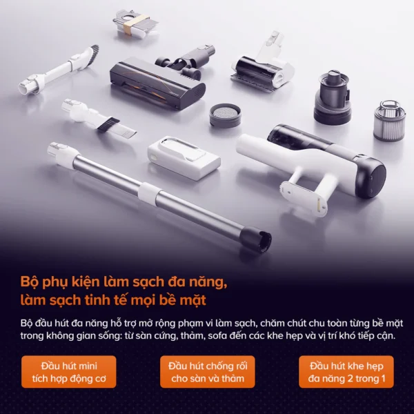 Máy hút bụi lau nhà Roborock H60 Hub Pro