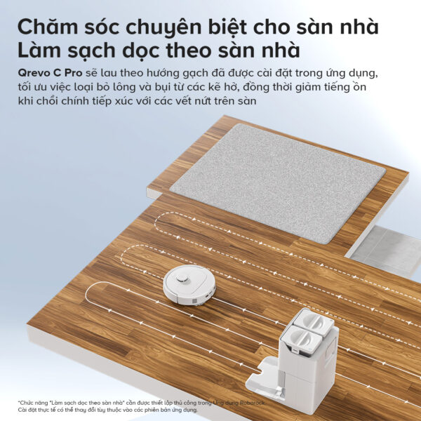 Robot hút bụi lau nhà Roborock Q revo C Pro
