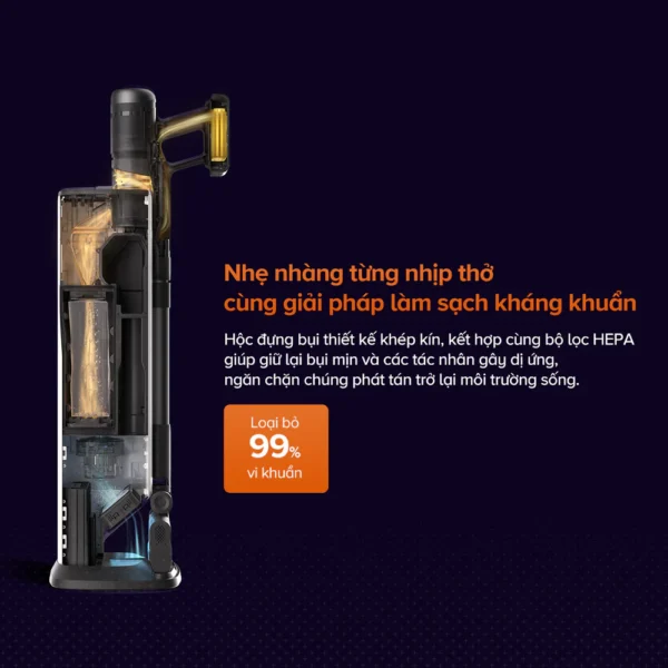 Máy hút bụi lau nhà Roborock H60 Hub Pro