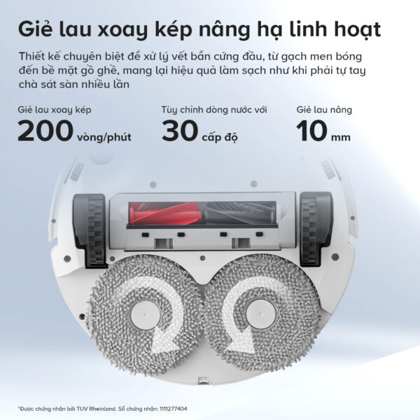 Robot hút bụi lau nhà Roborock Q revo C Pro