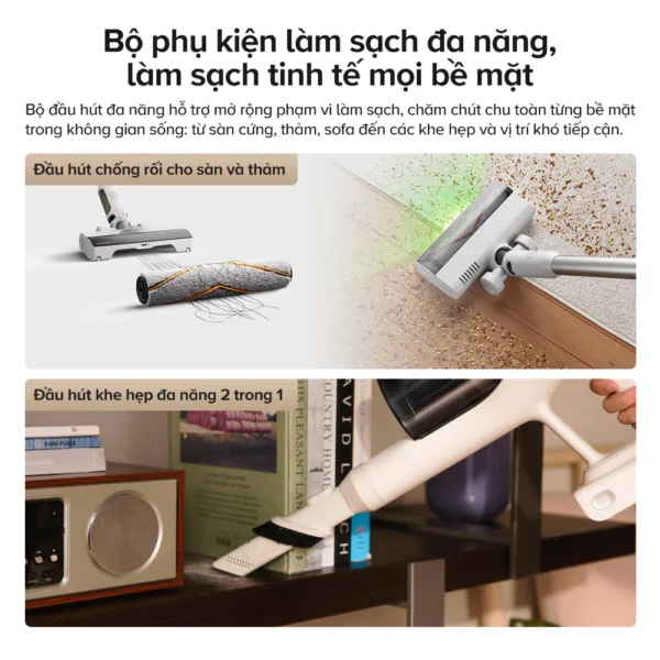 Máy hút bụi lau nhà Roborock H60