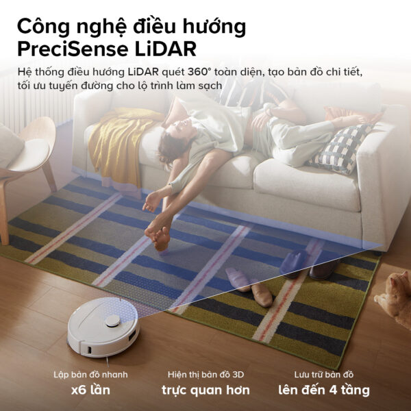 Robot hút bụi lau nhà Roborock Q revo C Pro