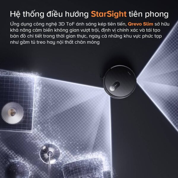 Robot hút bụi lau nhà Roborock Qrevo Slim