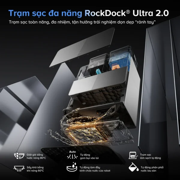 Robot hút bụi lau nhà Roborock Saros 10