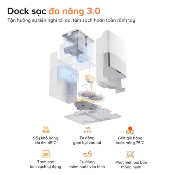 Robot hút bụi lau nhà Roborock Q Revo Edge 5v1