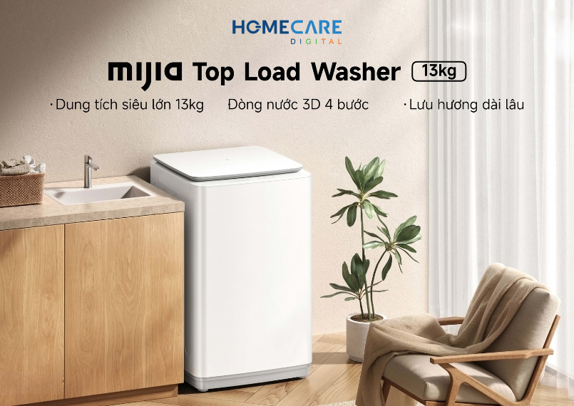 Máy giặt Xiaomi Mijia Top Load Washer 13kg TW130MJA08VN