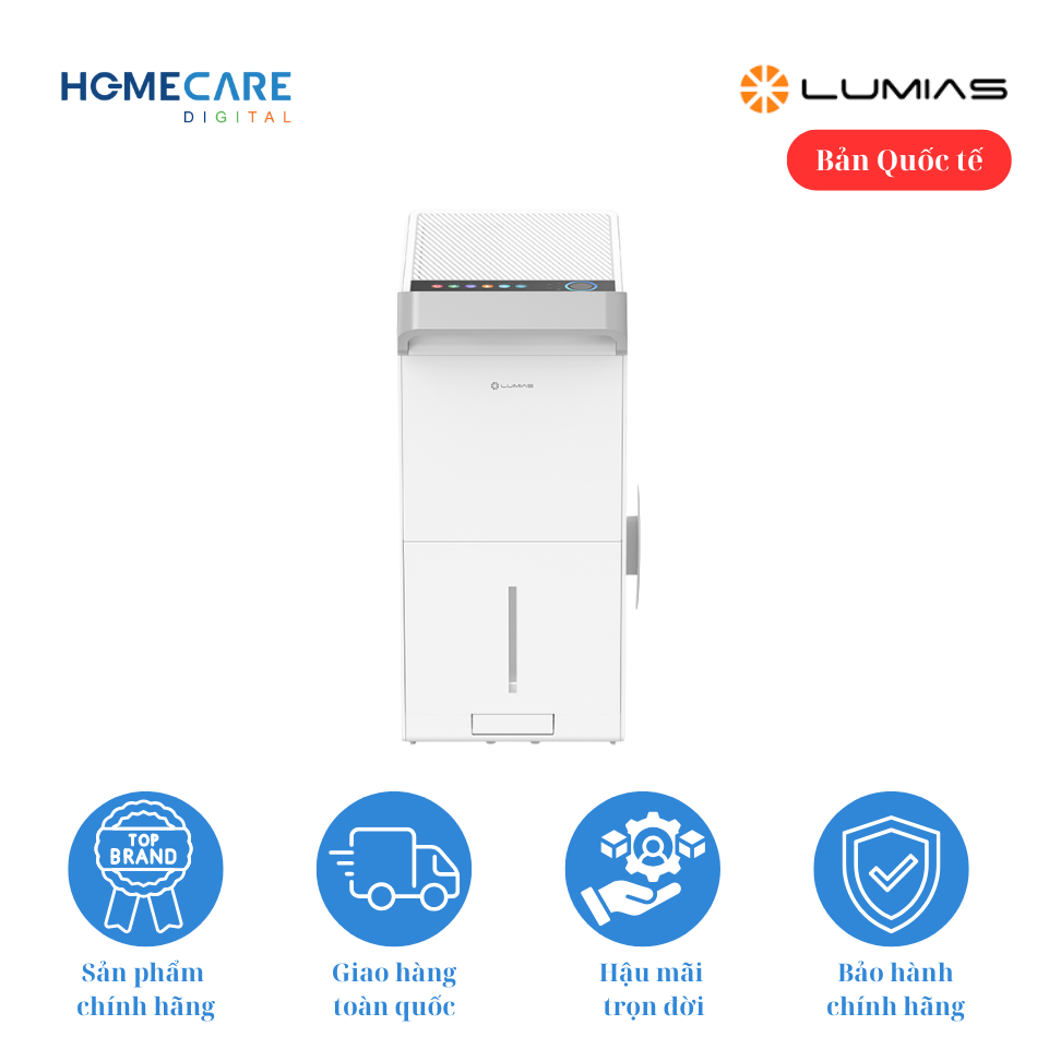 Máy hút ẩm Lumias LMD-50L – 50L/ngày, 70-120m2